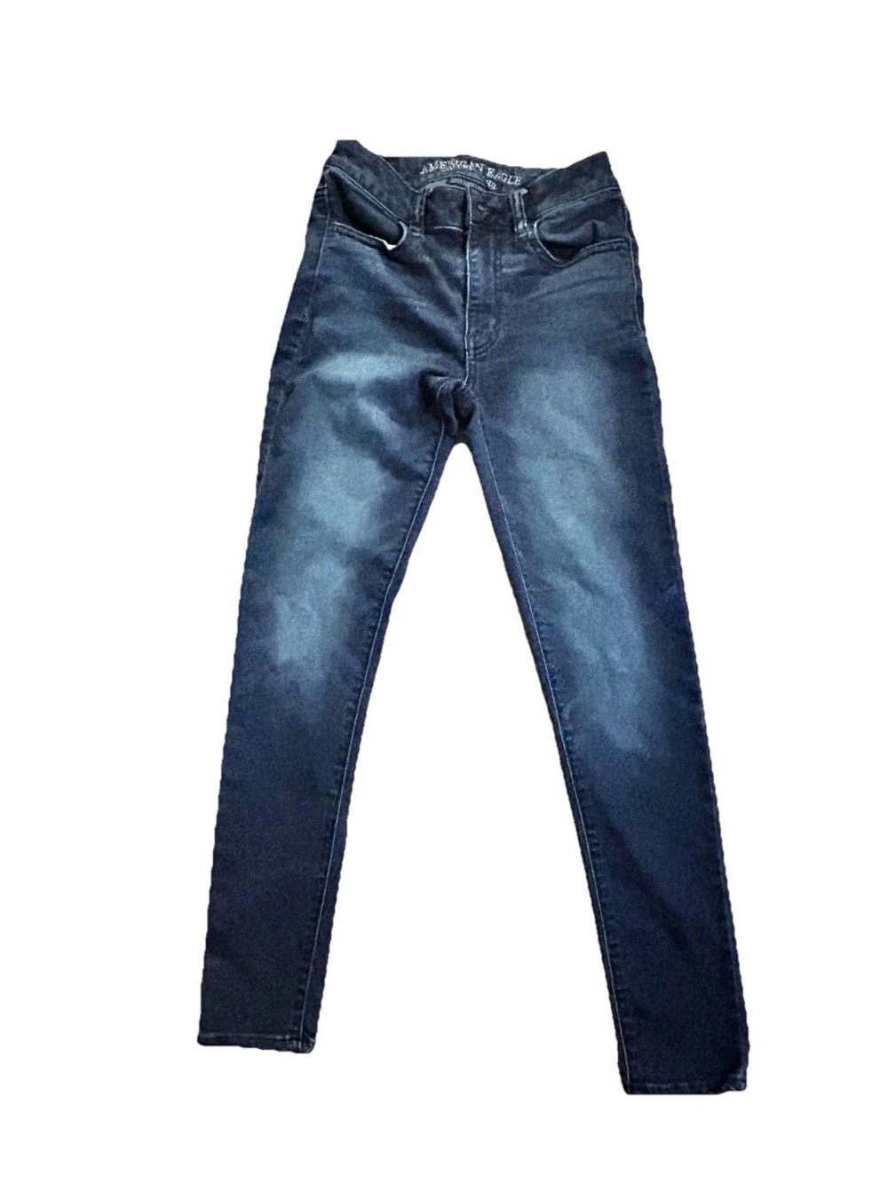 American Eagle high rise dark wash Denim Jeans sz 0 short